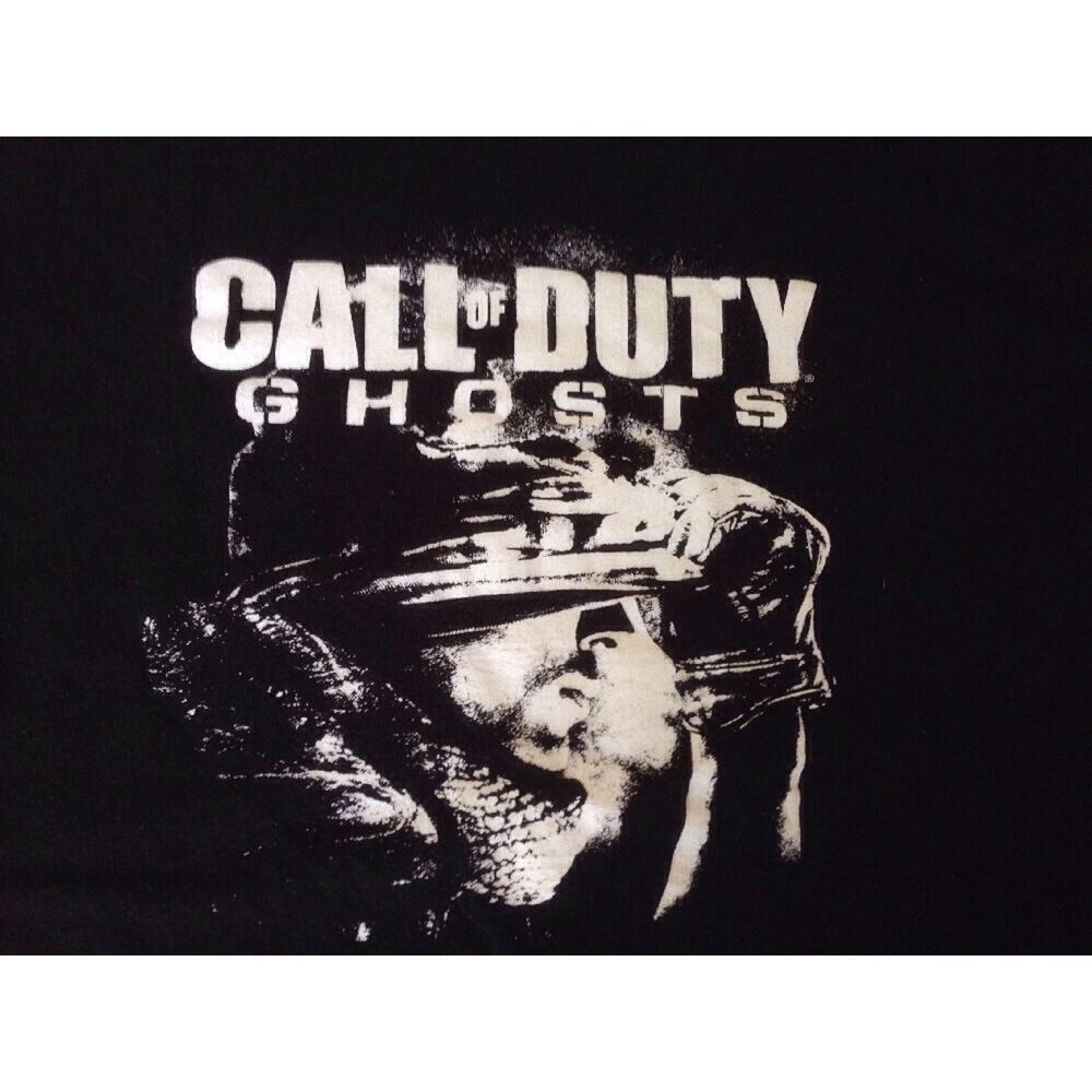 Call Of Duty Ghosts 100% Cotton Black Mens T-Shirt M